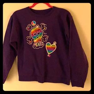 A peace sweatshirt